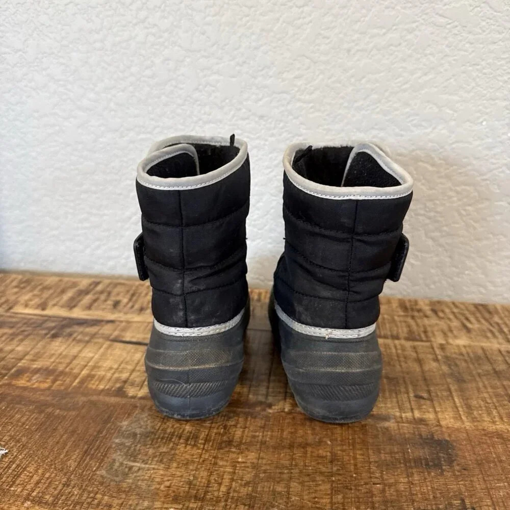 Cat & Jack Toddler Winter Snow Boots 7 Black Outdoor Unisex Girls Boys